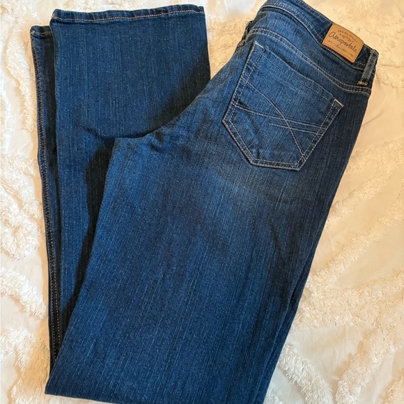 Aeropostale Dark Blue Chelsea bootcut size 8 like new - Picture 5 of 5